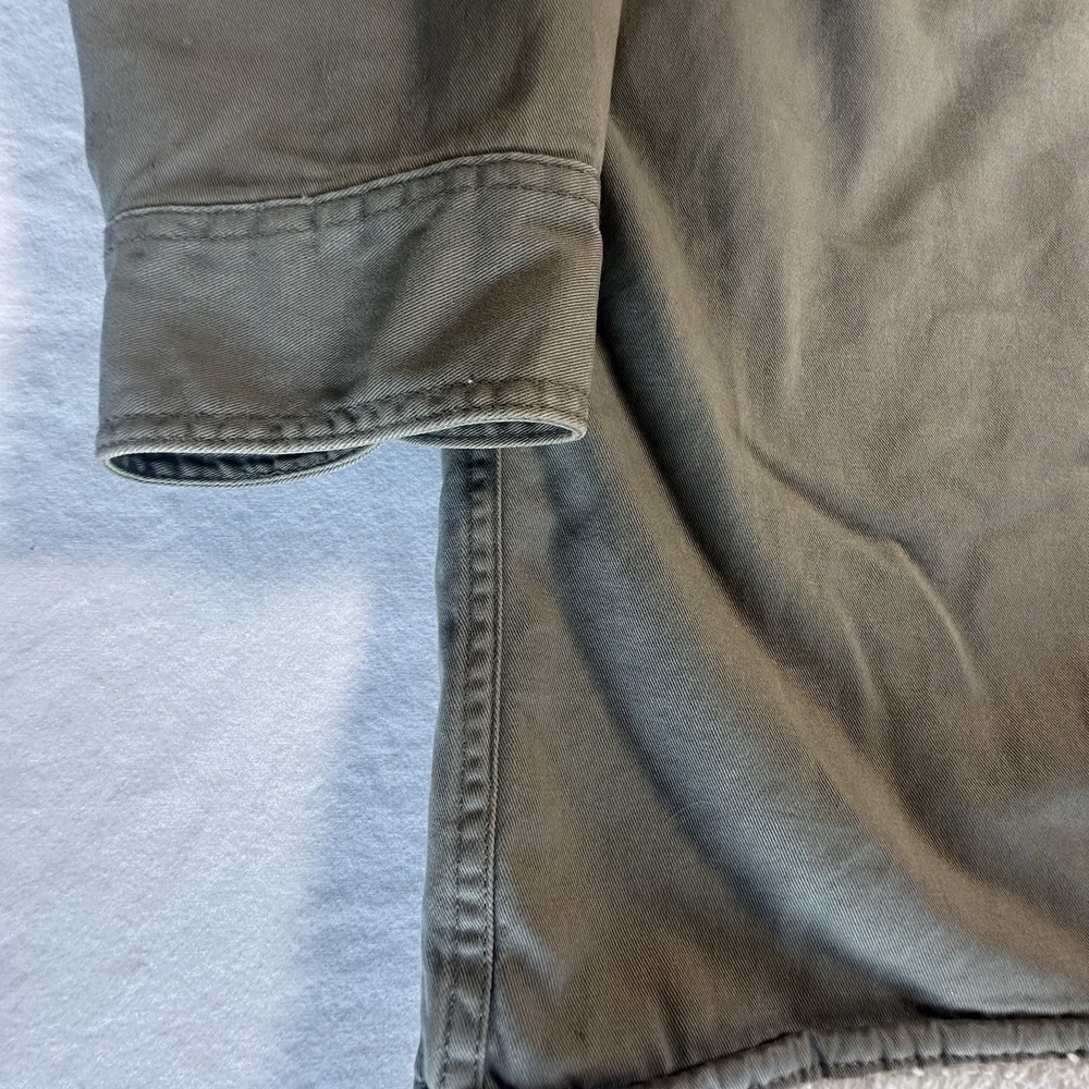 LEVIS Men's XXL Green/Gray Ripstop Sherpa Fleece Lined Shacket Shirt Jacket‎ - Picture 7 of 16